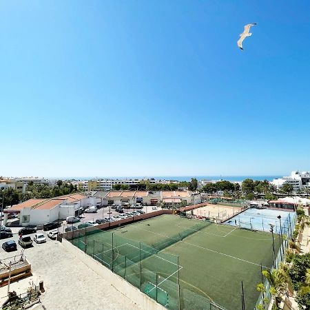 Panoramic Seaview - 2 Bedroom, Main Ave, 15 Min Walk Beach, Workspace Albufeira Buitenkant foto