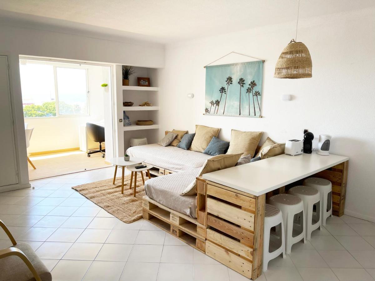Panoramic Seaview - 2 Bedroom, Main Ave, 15 Min Walk Beach, Workspace Albufeira Buitenkant foto
