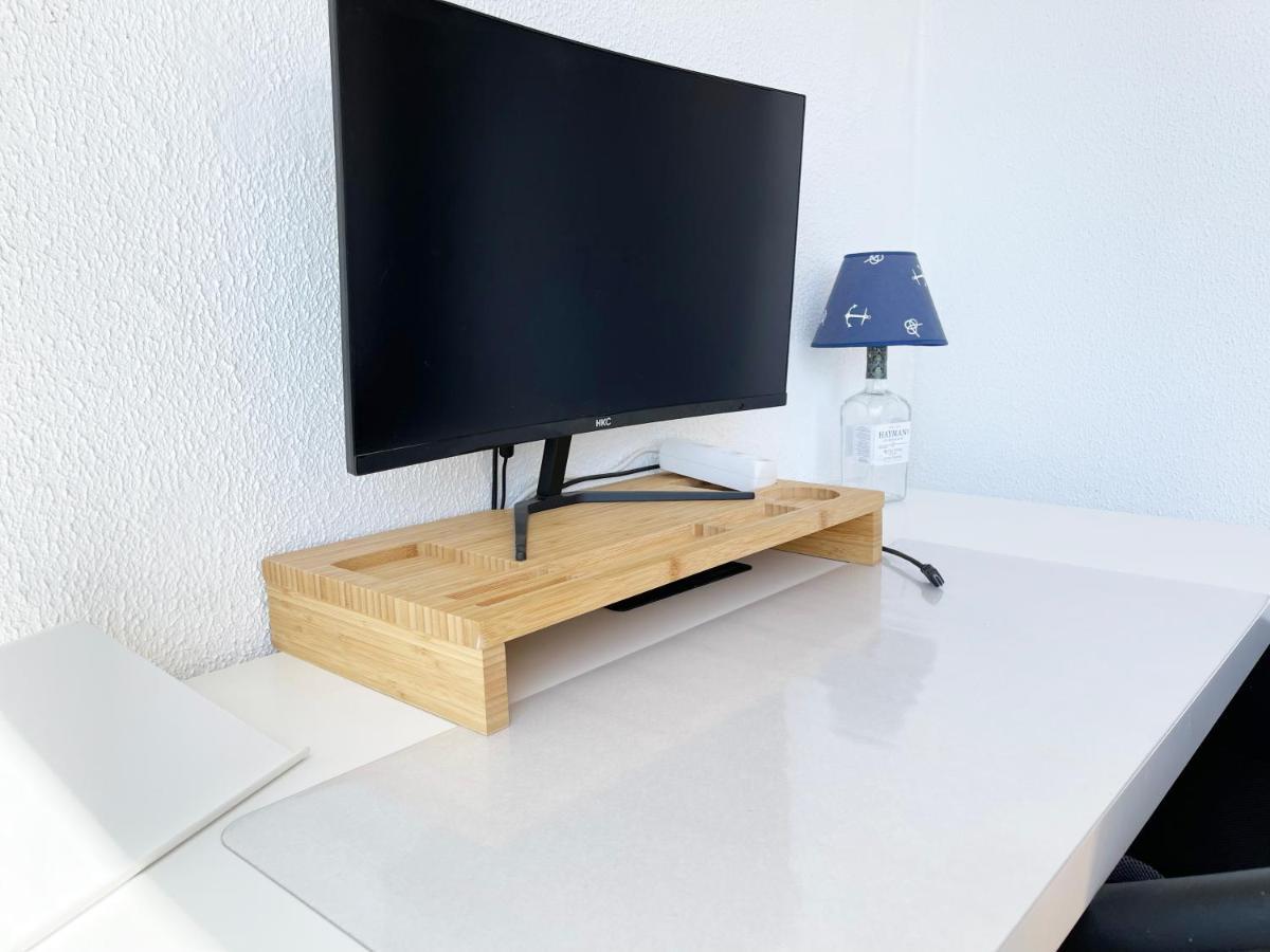 Panoramic Seaview - 2 Bedroom, Main Ave, 15 Min Walk Beach, Workspace Albufeira Buitenkant foto
