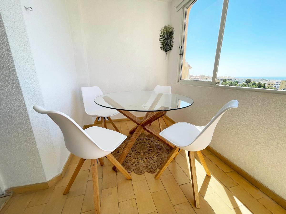 Panoramic Seaview - 2 Bedroom, Main Ave, 15 Min Walk Beach, Workspace Albufeira Buitenkant foto
